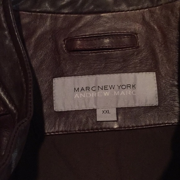 Marc New York Men’s Leather Jacket - Picture 3 of 5